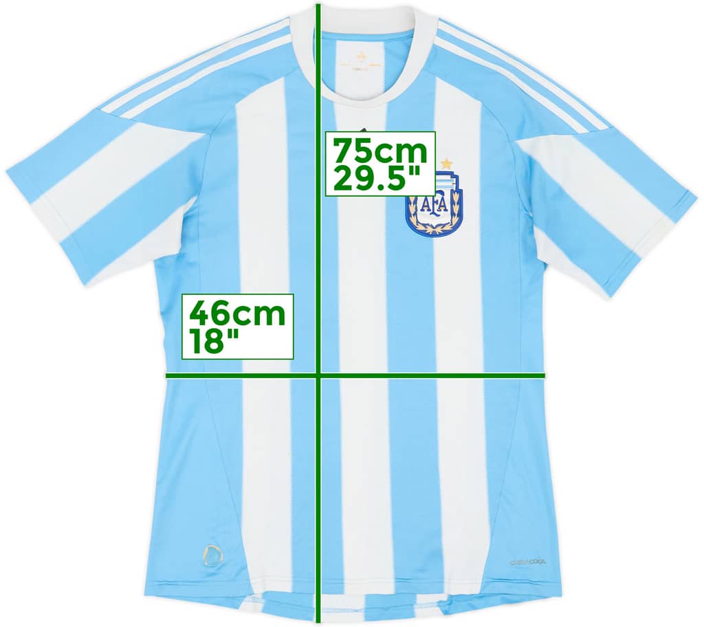 2010-11 Argentina Home Shirt - 4/10 - (S)