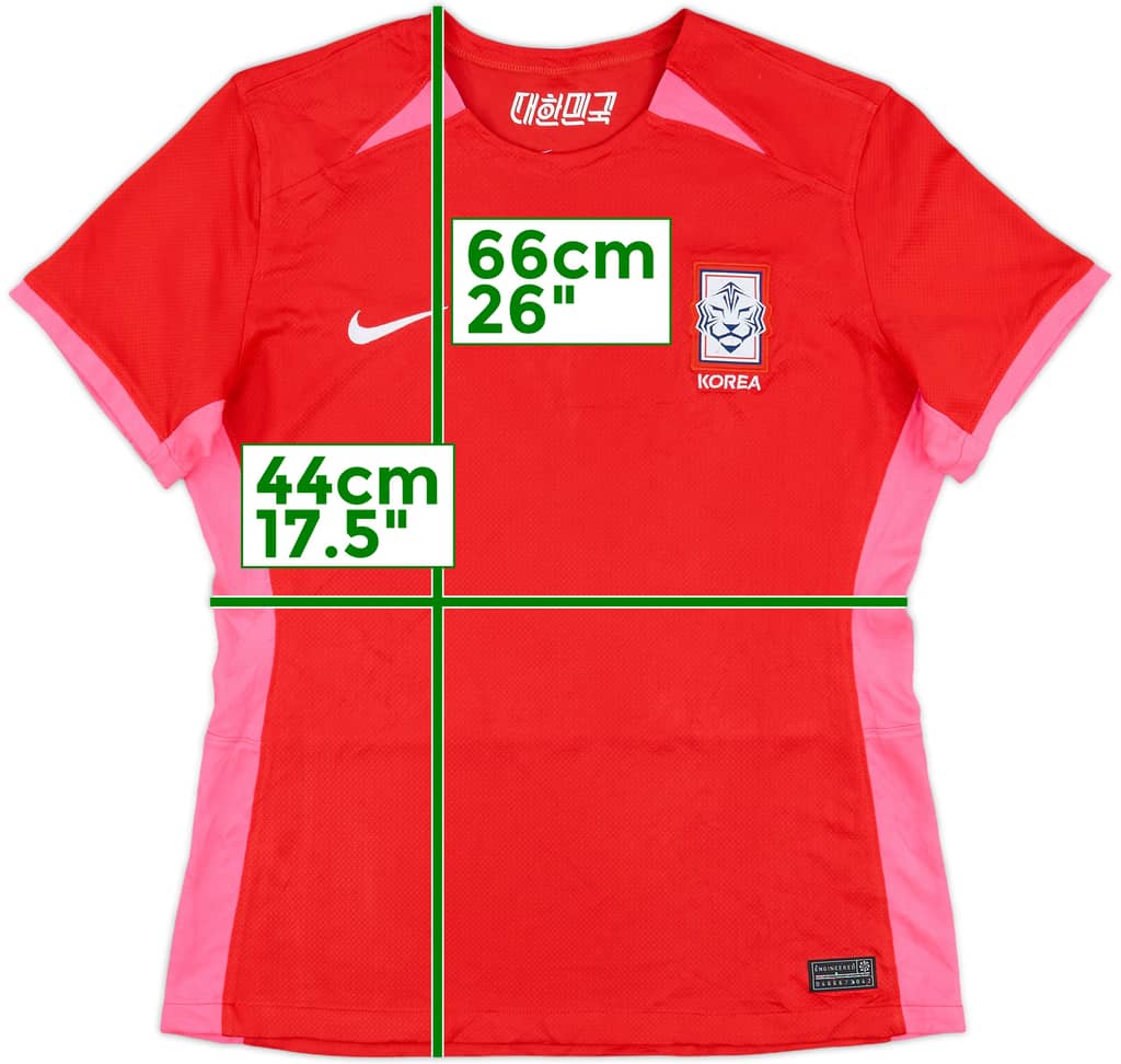 2023-24 South Korea Women Home Shirt - 8/10 - (Women's XL)