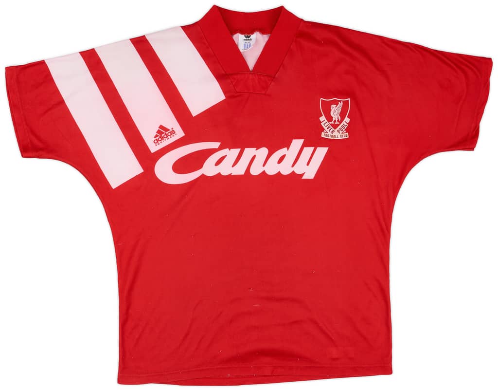 1991-92 Liverpool Home Shirt - 7/10 - (M)