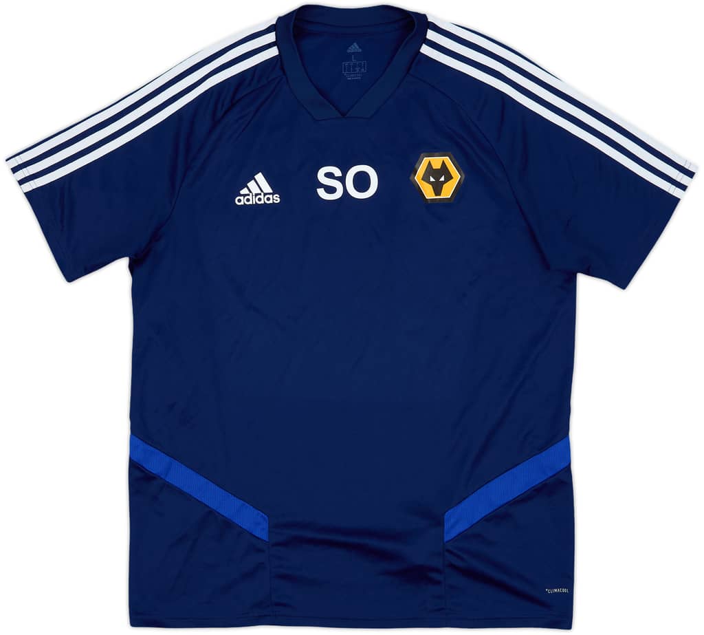 2019-20 Wolves Staff Issue adidas Training Shirt 'SO' - 9/10 - (L)