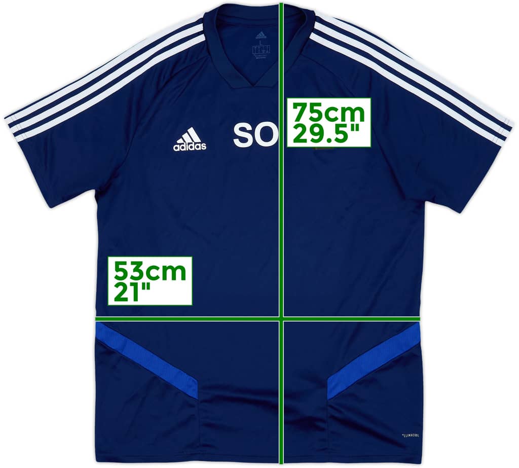 2019-20 Wolves Staff Issue adidas Training Shirt 'SO' - 9/10 - (L)