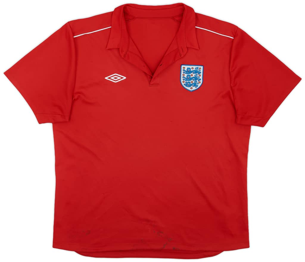 2010-11 England Umbro Polo Shirt - 4/10 - (XL)
