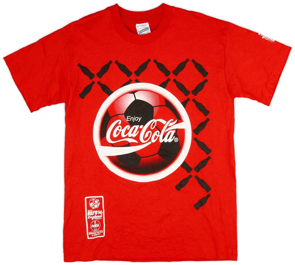 1996 Coca Cola 'Euro 96 England' Leisure Shirt - 9/10 - (M)