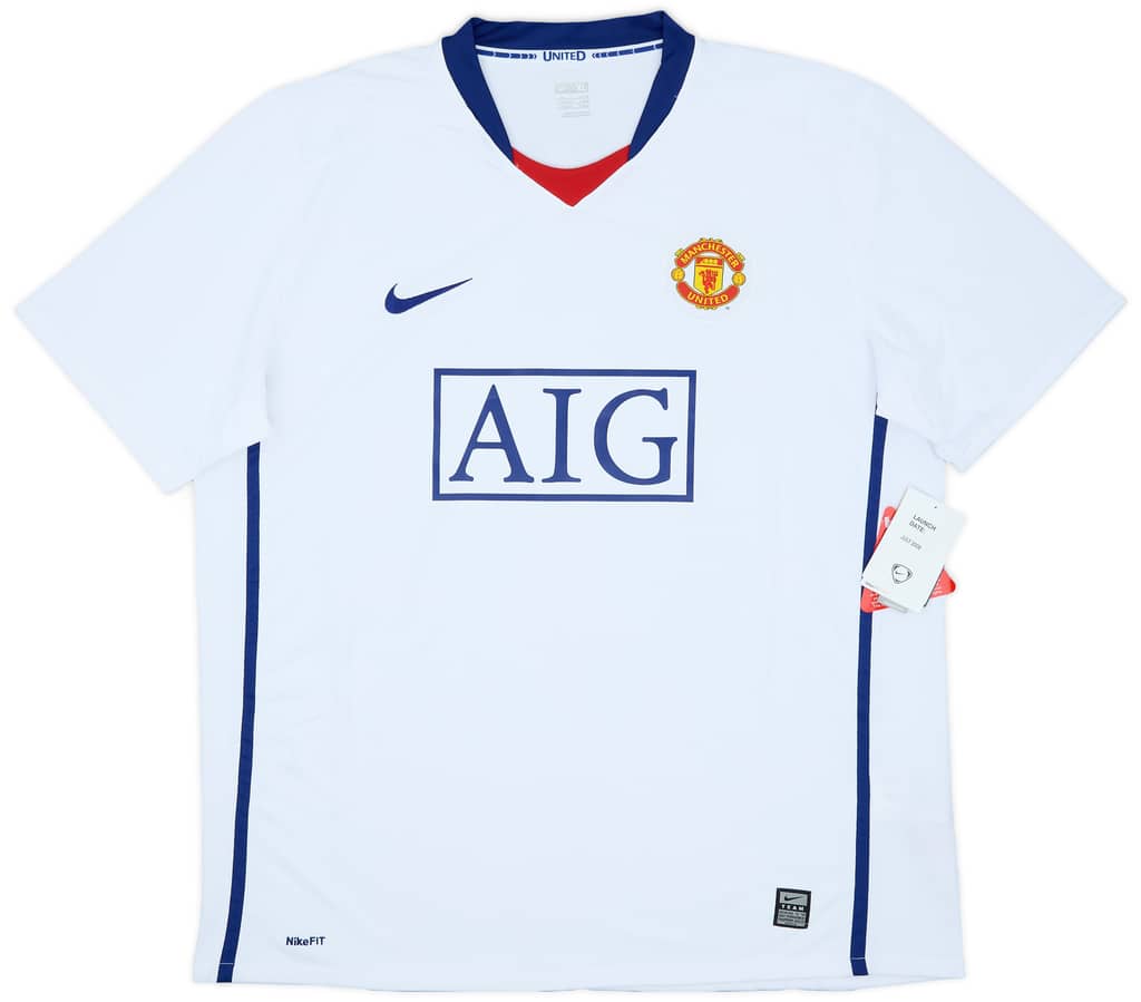 2008-10 Manchester United Away Shirt Berbatov #9 (XL)