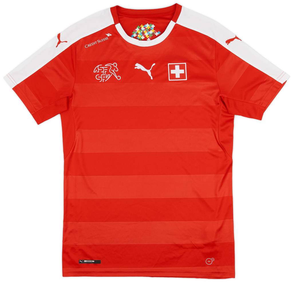 2016-17 Switzerland Home Shirt - 8/10 - (S)