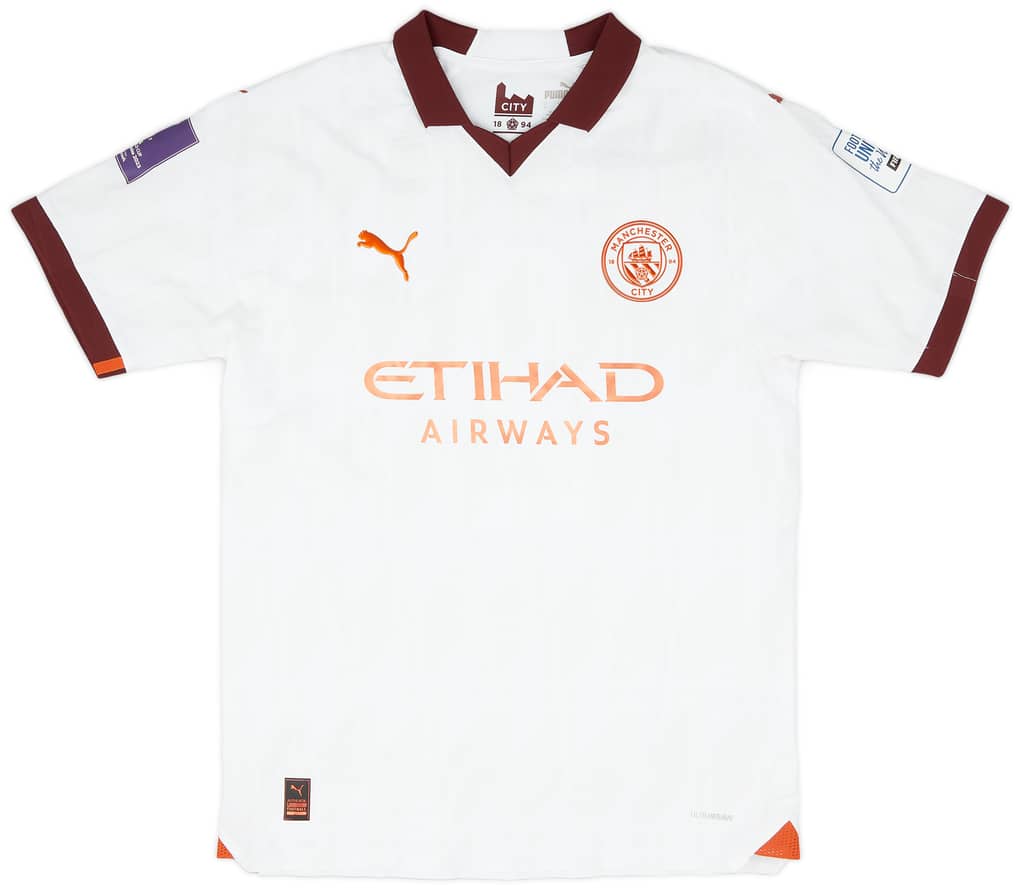 2023-24 Manchester City Match Issue Club World Cup Away Shirt Walker #2
