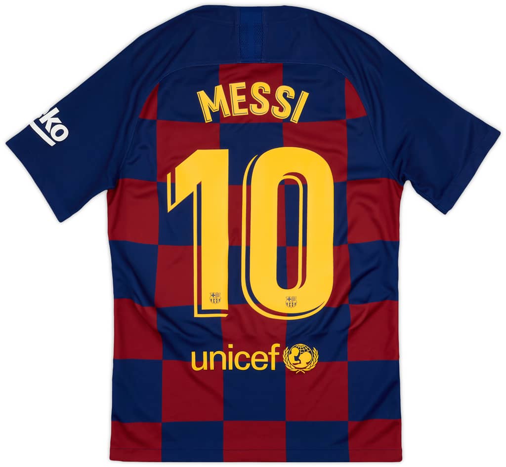 2019-20 Barcelona Home Shirt Messi #10 - 8/10 - (S)