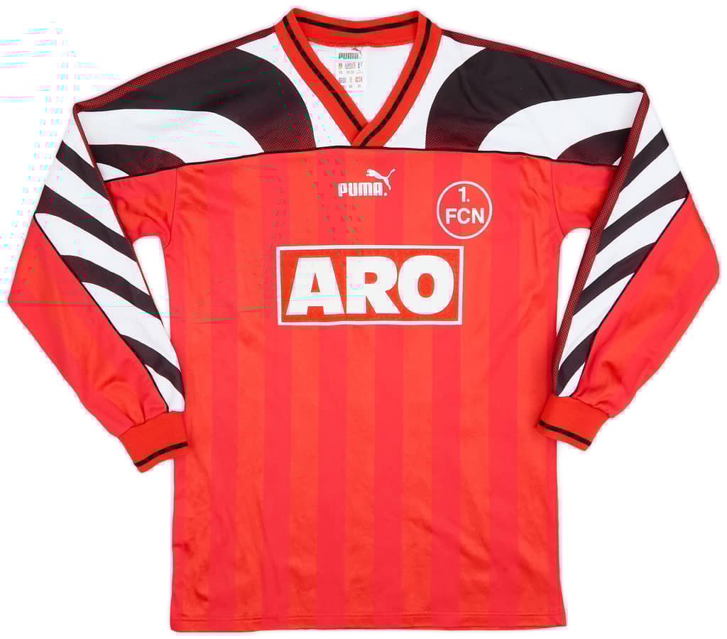 1995-96 Nurnberg Home L/S Shirt - 9/10 - (XS)
