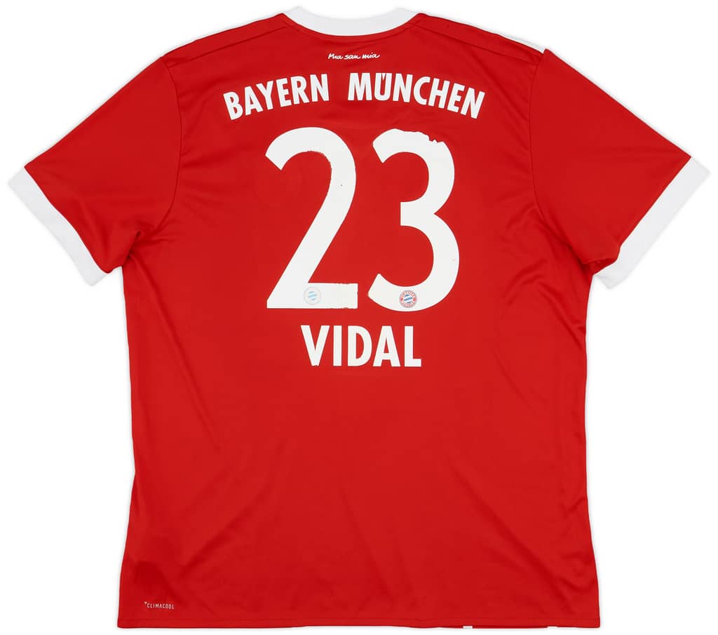 2017-18 Bayern Munich Home Shirt Vidal #23 - 4/10 - (XL)
