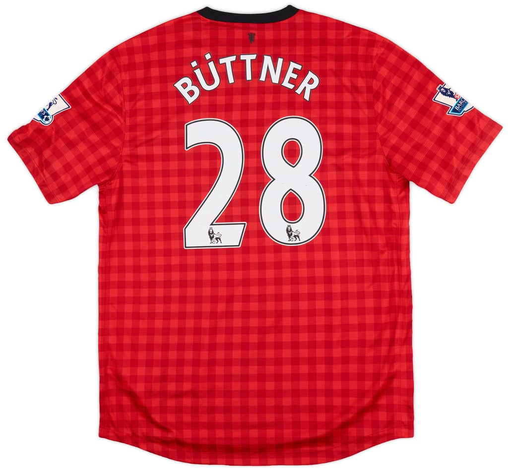 2012-13 Manchester United Home Shirt Buttner #28 - 7/10 - (L)