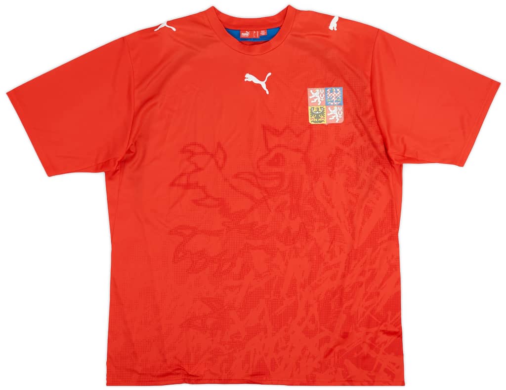 2006-08 Czech Republic Basic Home Shirt - 7/10 - (XL)