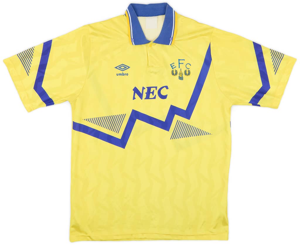 1990-92 Everton Away Shirt - 8/10 - (L)