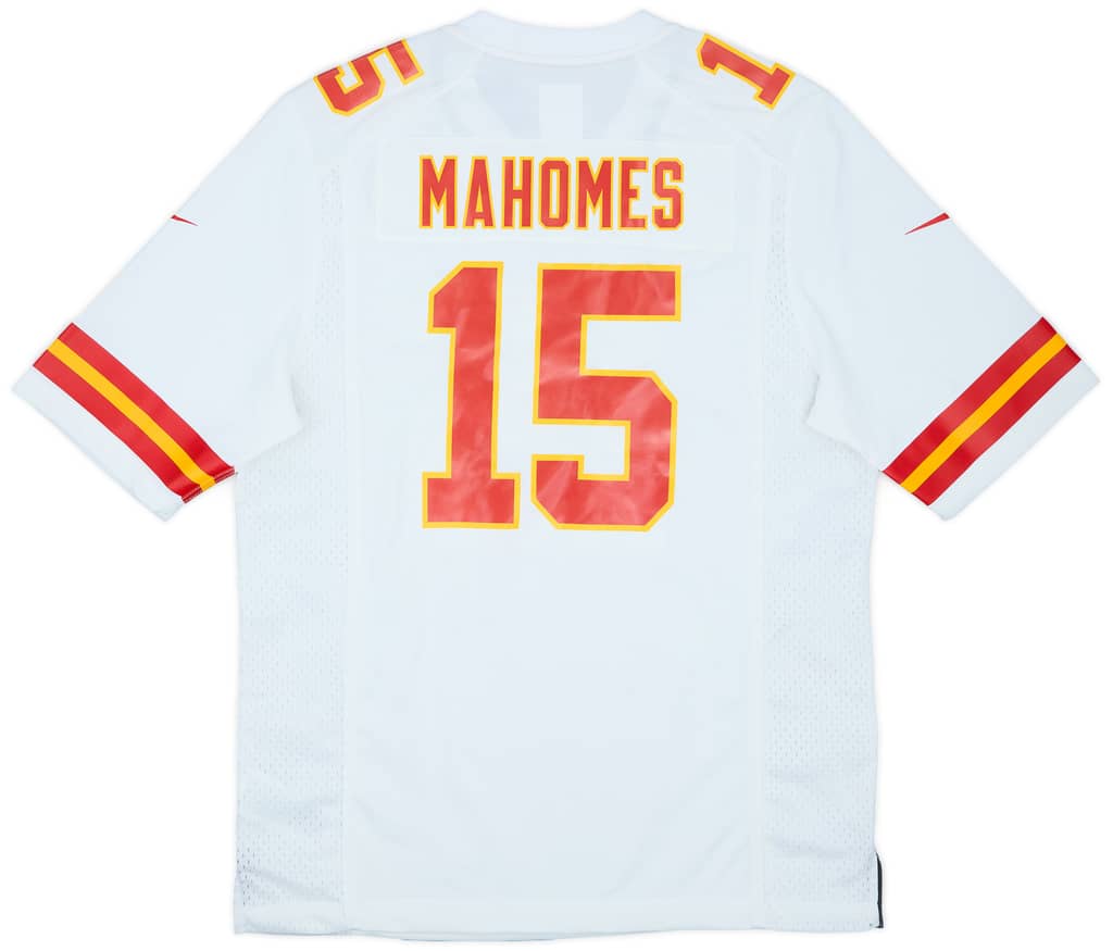2017-24 Kansas City Chiefs Mahomes #15 Nike Game Away Jersey (M)