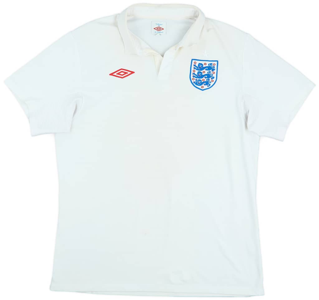 2009-10 England Home Shirt - 5/10 - (L)