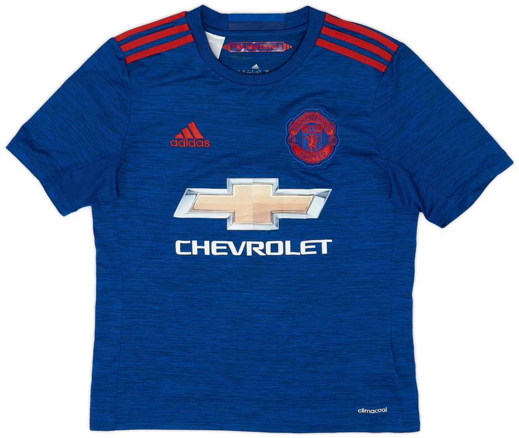 2016-17 Manchester United Away Shirt - 9/10 - (L.Boys)