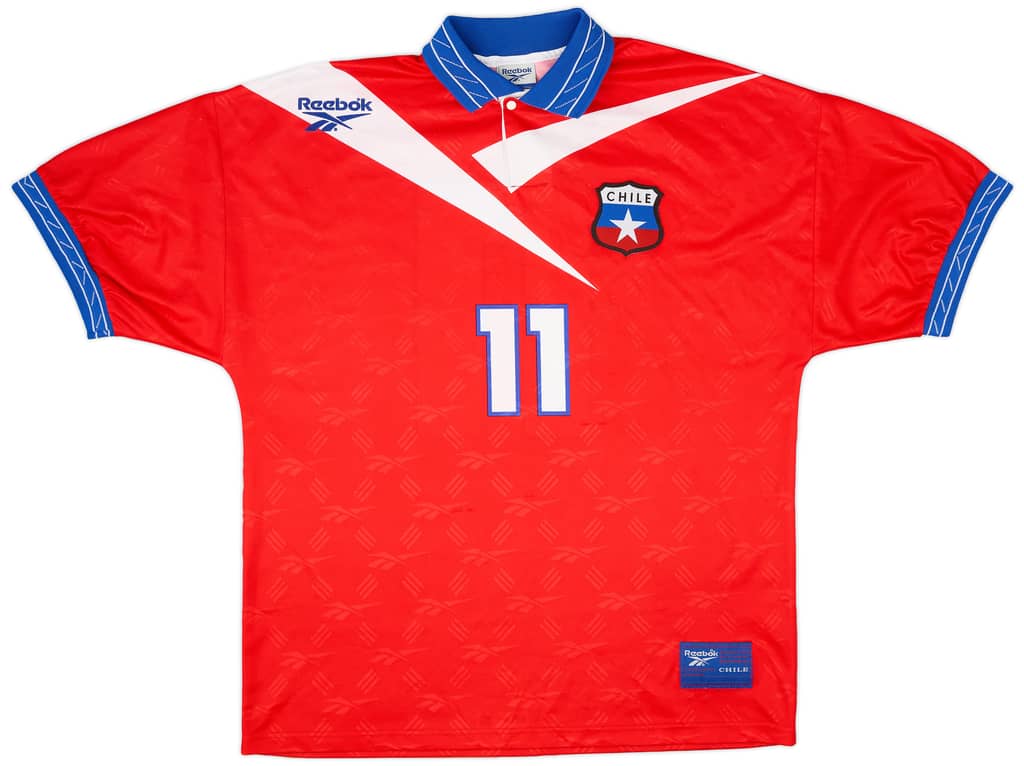 1997-99 Chile Home Shirt #11 (Salas) - 9/10 - (L)