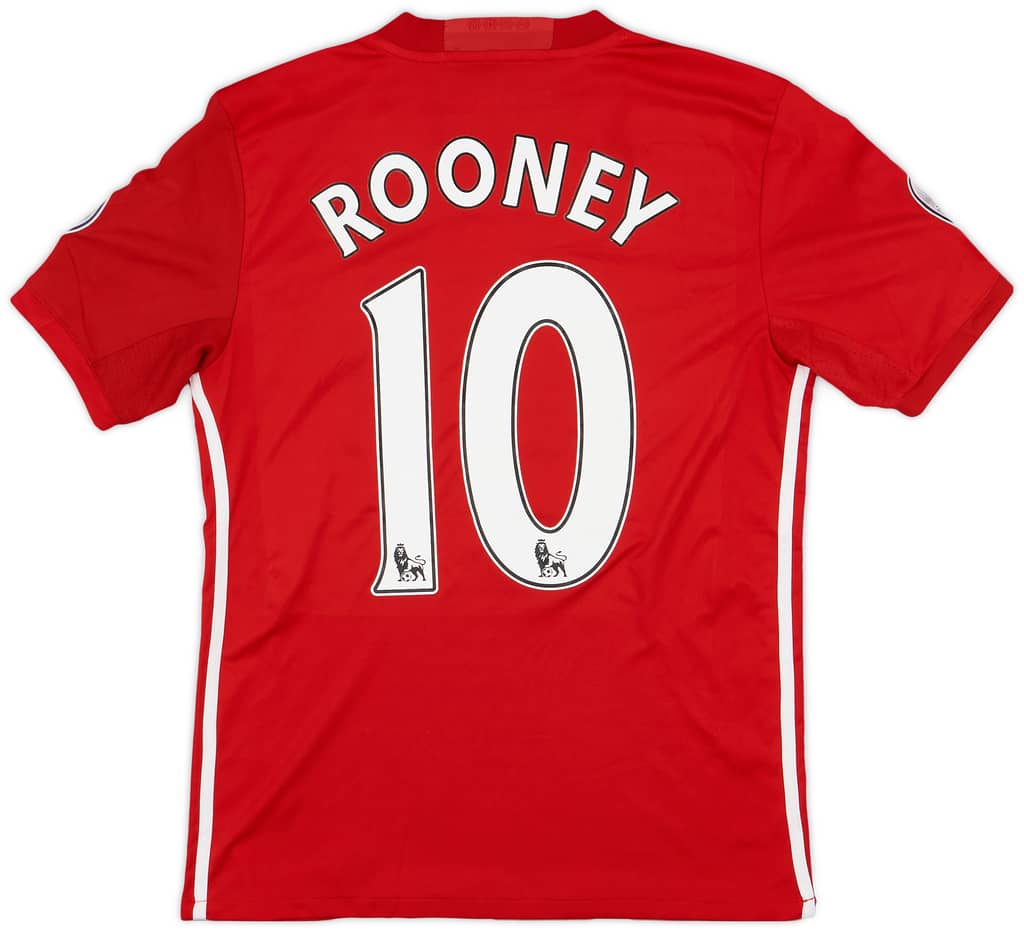 2016-17 Manchester United Home Shirt Rooney #10 - 6/10 - (S)