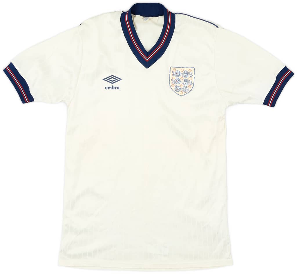 1984-87 England Home Shirt - 8/10 - (S)
