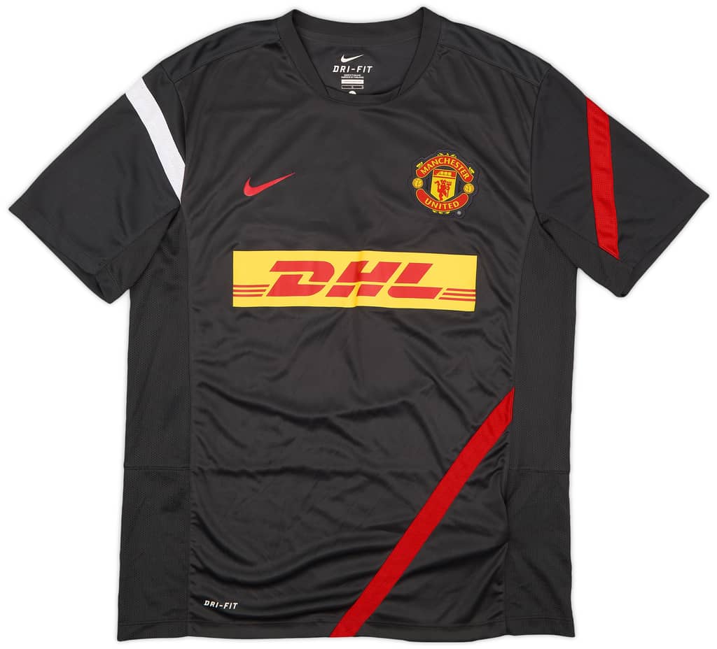 2012-13 Manchester United Nike Training Shirt - 8/10 - (L)