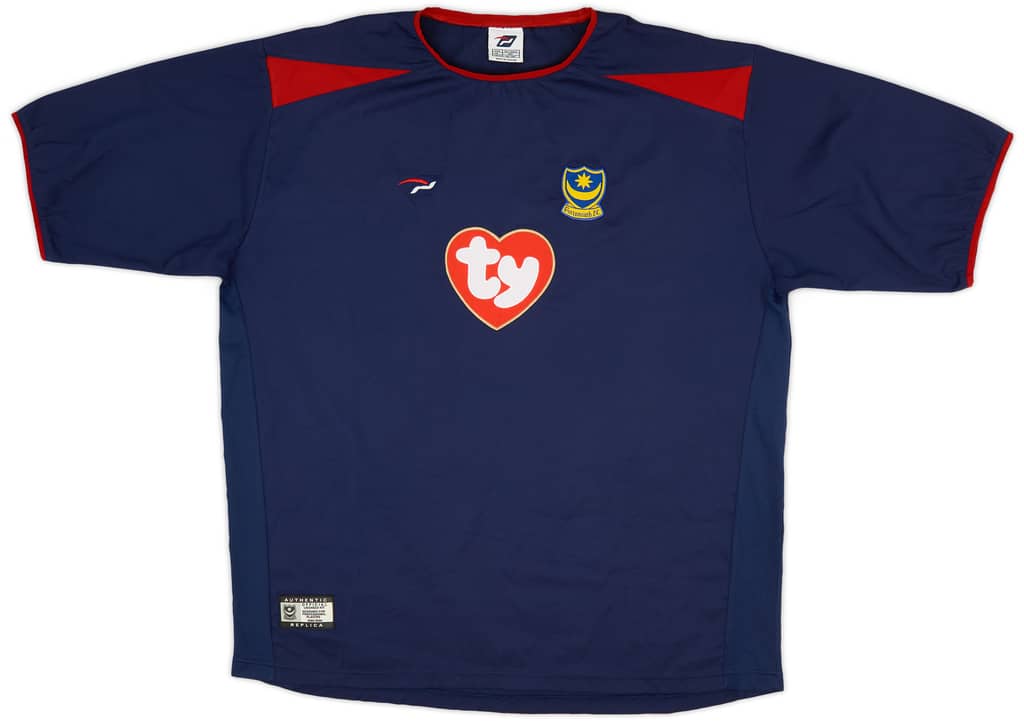 2003-04 Portsmouth Away Shirt Sheringham #10 - 9/10 - (XXL)