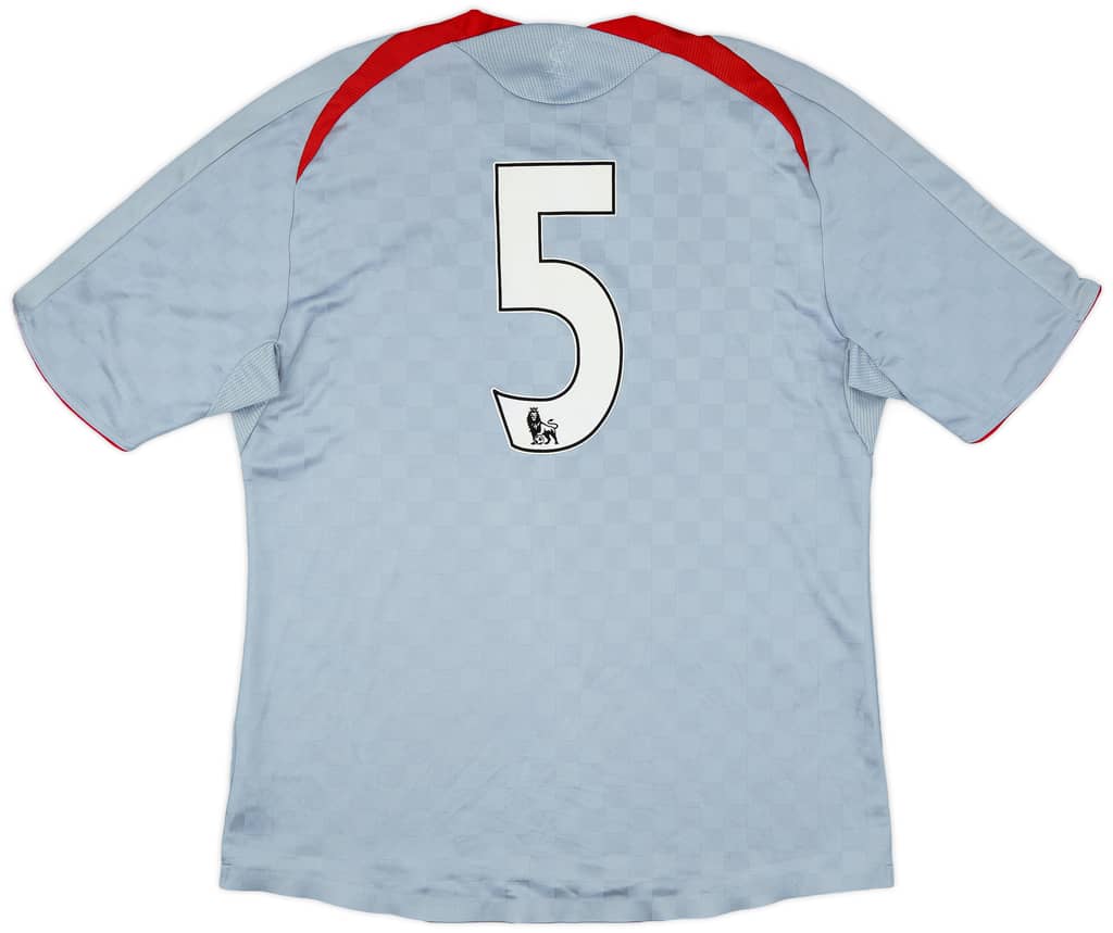 2008-09 Liverpool Player Issue Away Shirt #5 - 8/10 - (XL)