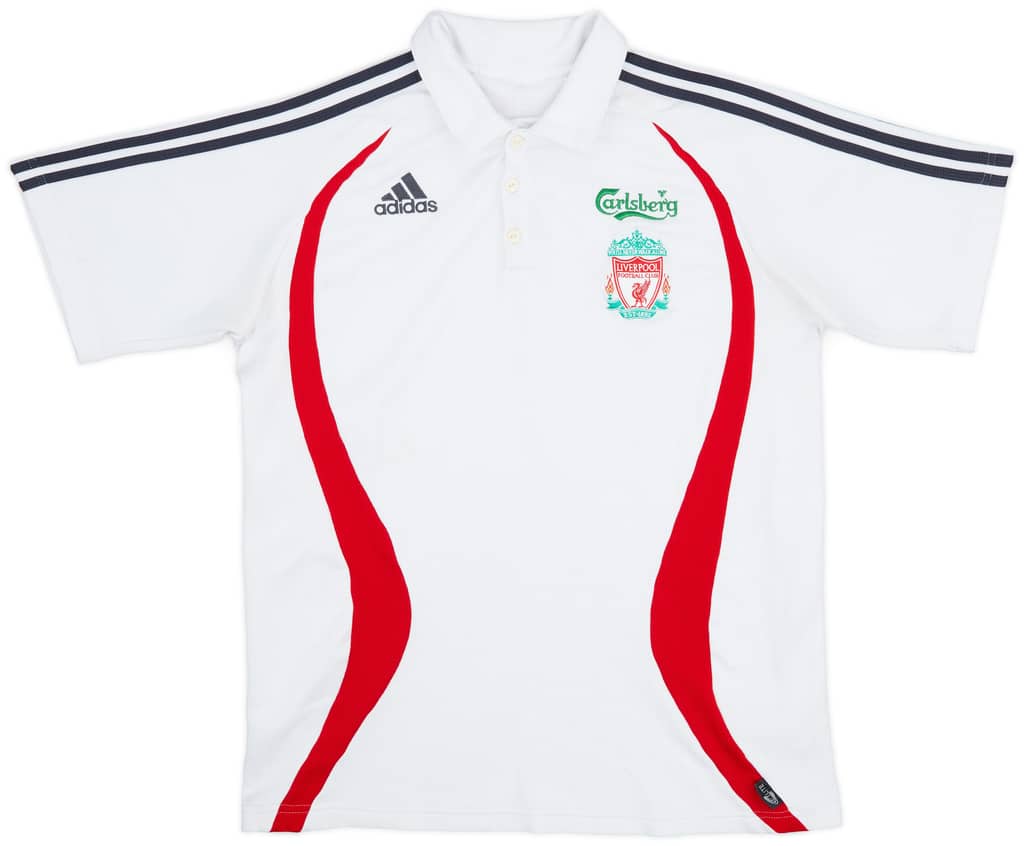2006-07 Liverpool adidas Polo Shirt - 9/10 - (L)