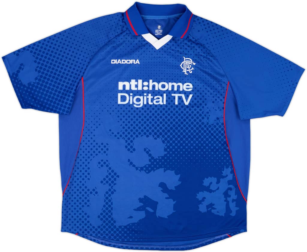 2002-03 Rangers Home Shirt - 9/10 - (XL)