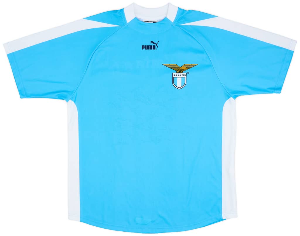 2003-04 Lazio 'Signed' Basic Home Shirt - 9/10 - (L)