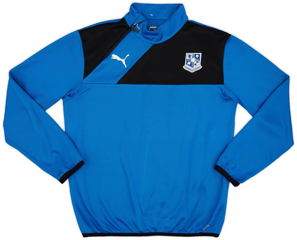 2018-19 Tranmere Rovers Puma 1/4 Zip Training Top - 9/10 - (L)