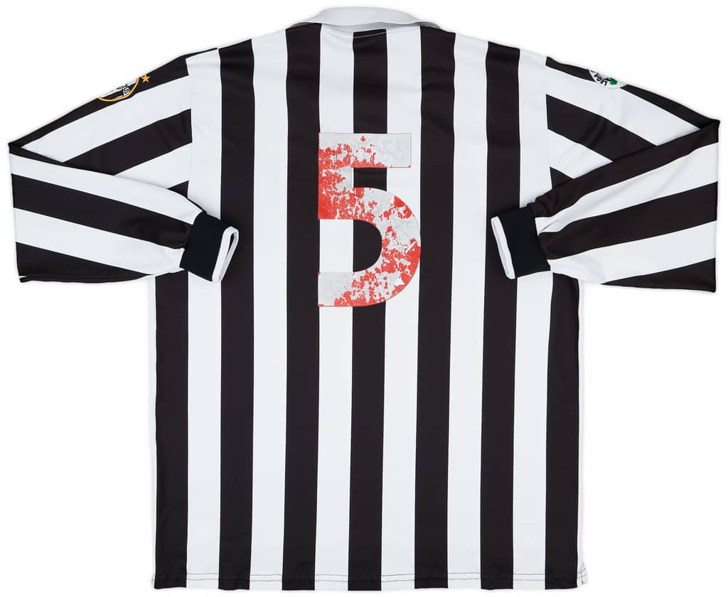 1998-99 Juventus Match Issue Home L/S Shirt #5