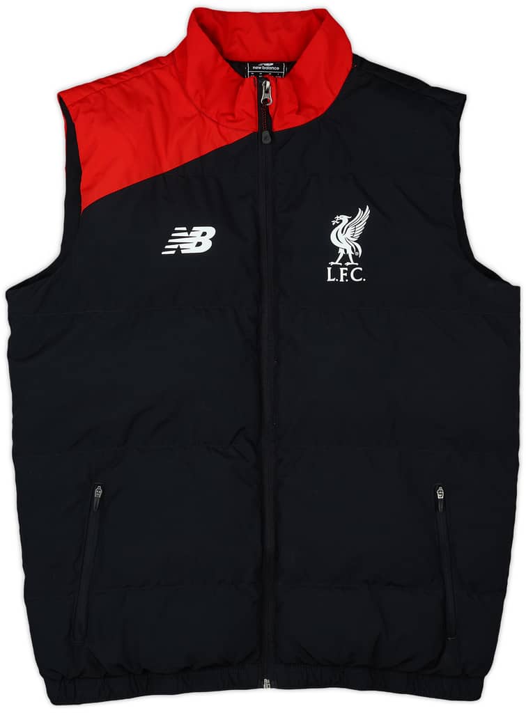 2015-16 Liverpool New Balance Padded Gilet - 6/10 - (M)