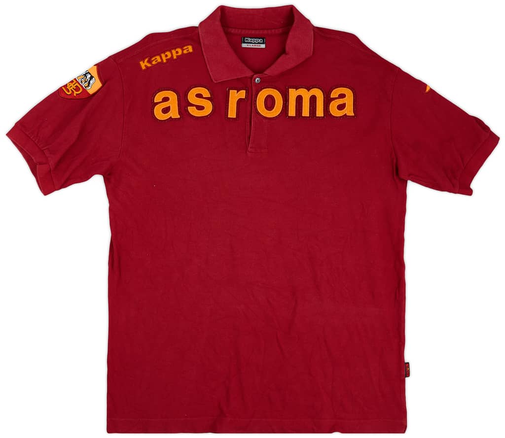 2009-10 Roma Kappa Polo Shirt - 8/10 - (XL)
