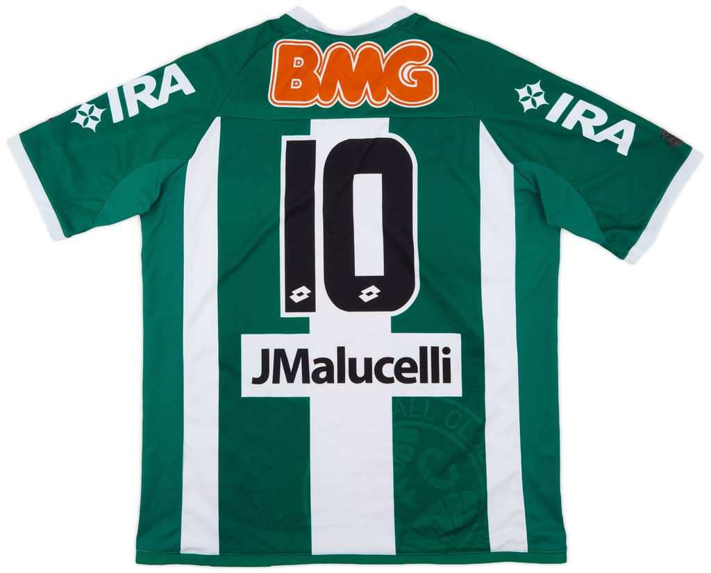 2011 Coritiba Away Shirt #10 - 8/10 - (L)
