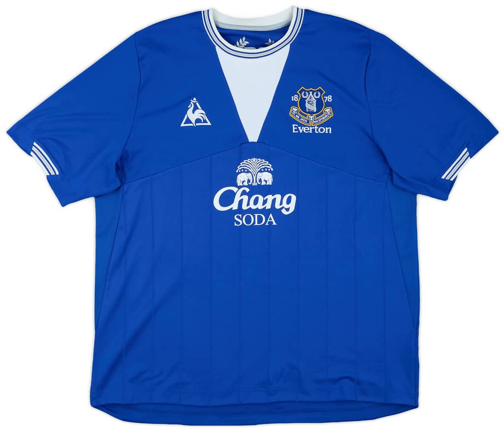 2009-10 Everton Home Shirt Baines #3 - 9/10 - (3XL)