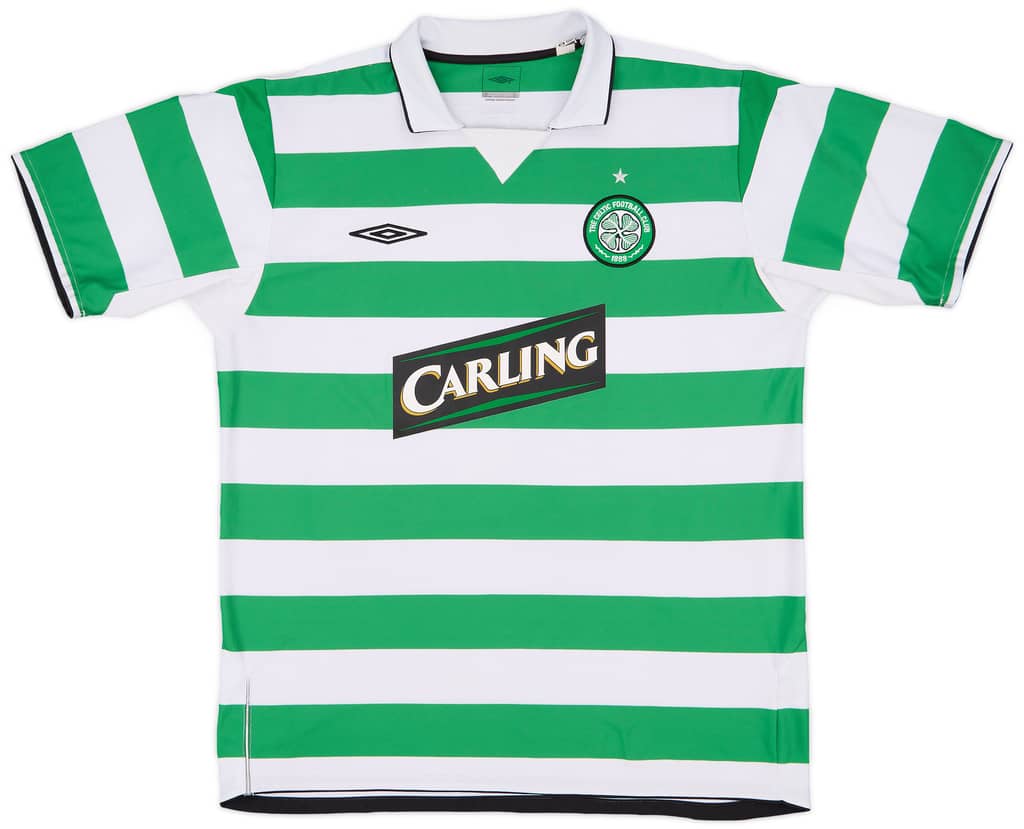 2004-05 Celtic Home Shirt Petrov #19 - 8/10 - (XL)