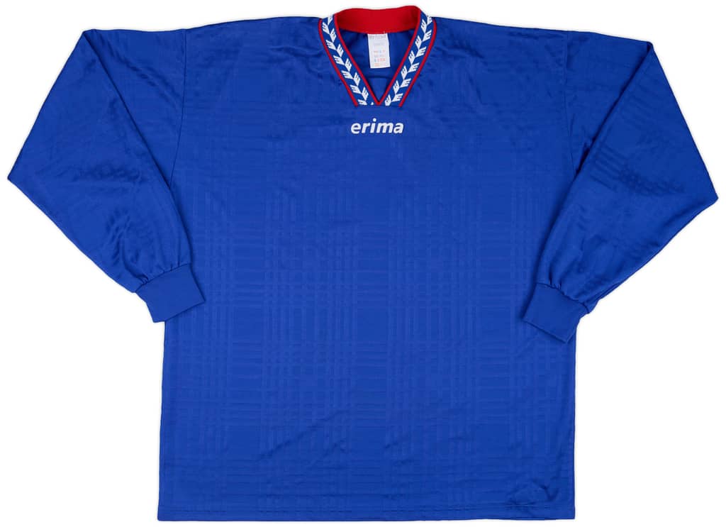 1990s Erima Template L/S Shirt - 9/10 - (XXL)