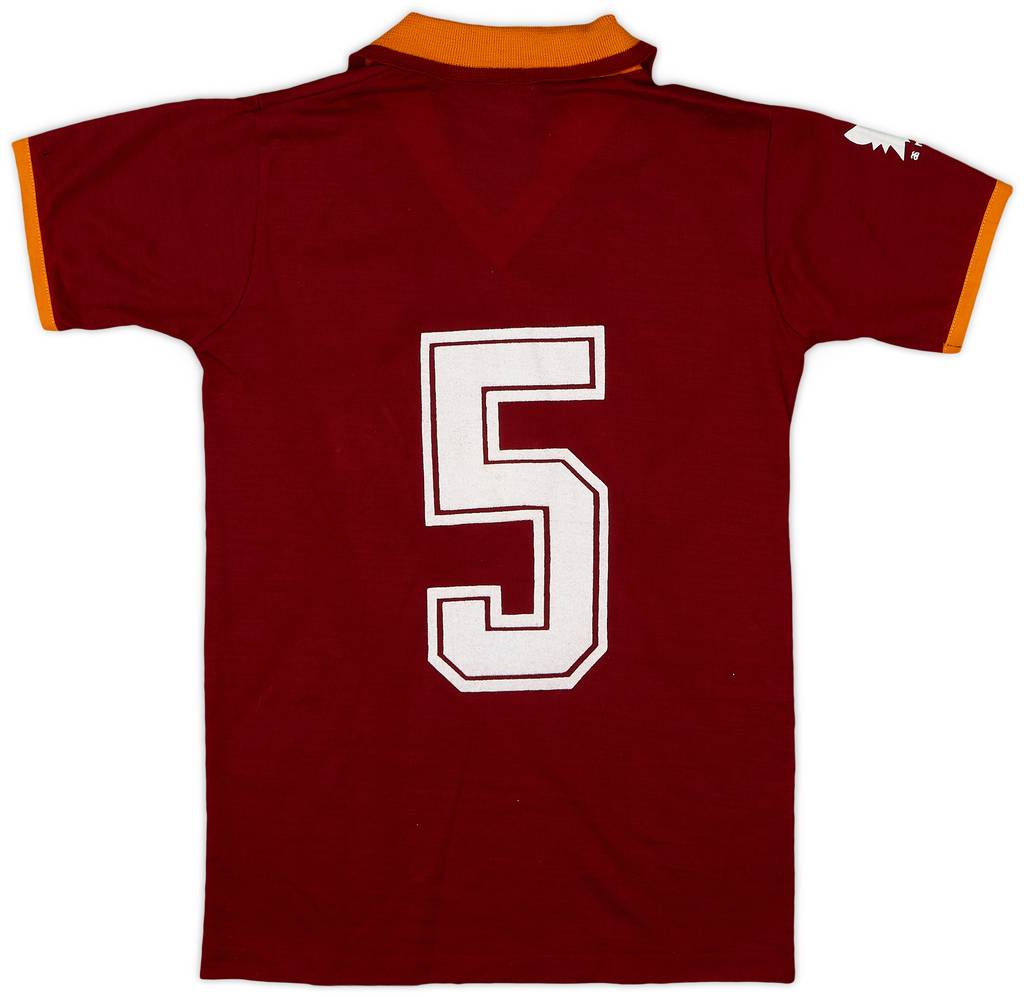 1983-84 Roma Home Shirt #5 - 7/10 - (L.Boys)
