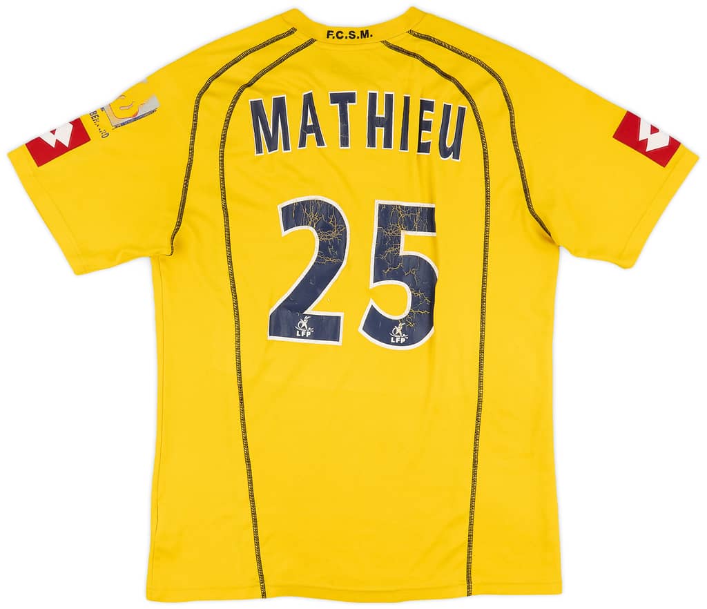 2004-05 Sochaux Home Shirt Mathieu #25 - 4/10 - (XL)
