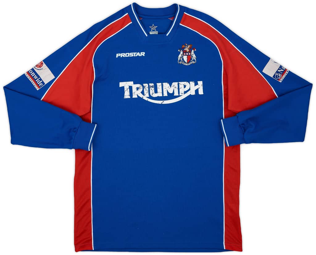 2005-06 Hinckley United Home L/S Shirt - 6/10 - (M)
