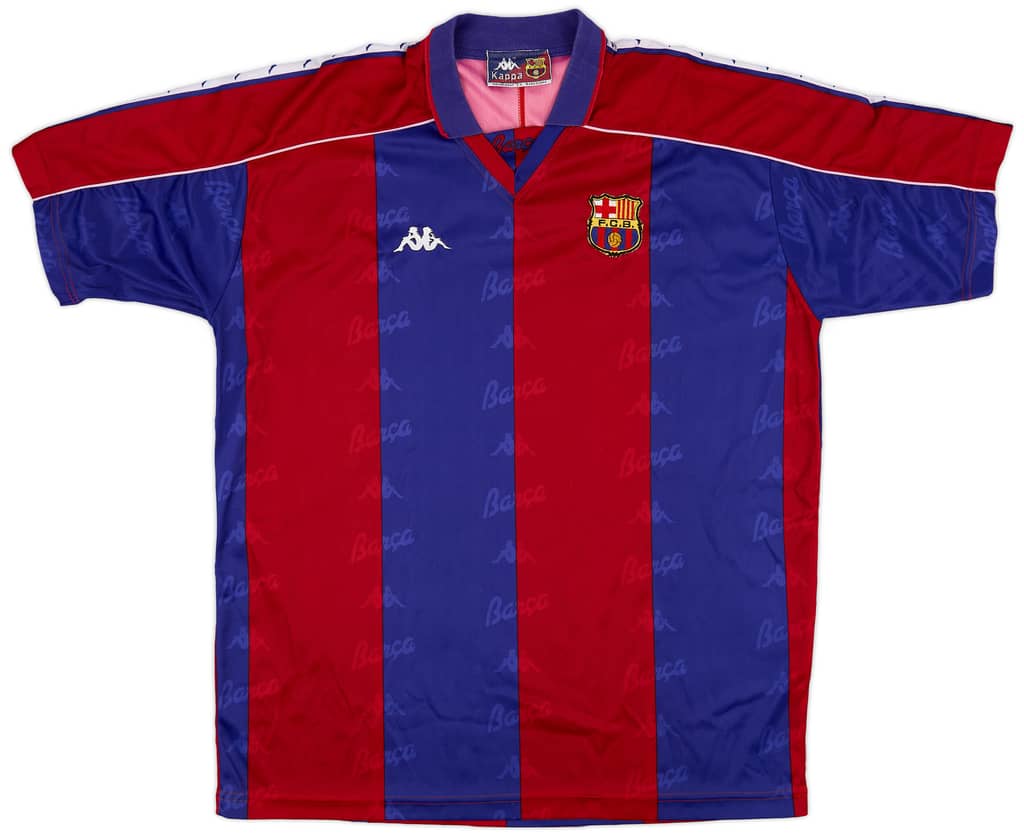 1992-95 Barcelona Home Shirt - 9/10 - (XL)