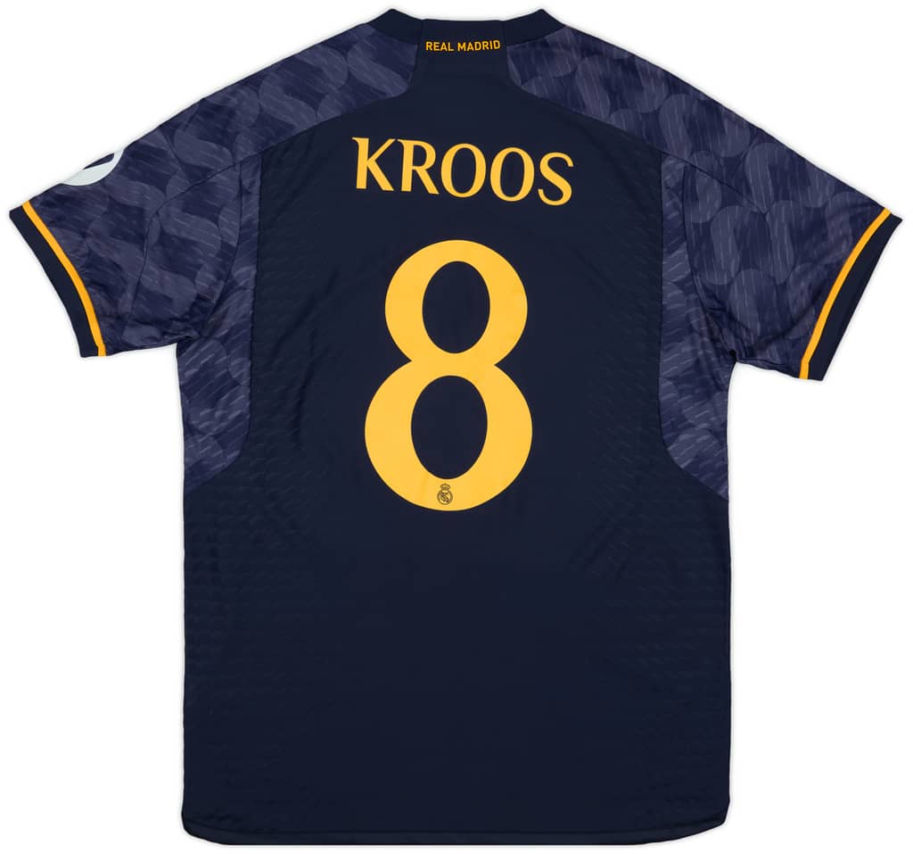 2023-24 Real Madrid Authentic Away Shirt Kroos #8 - 9/10 - (L)