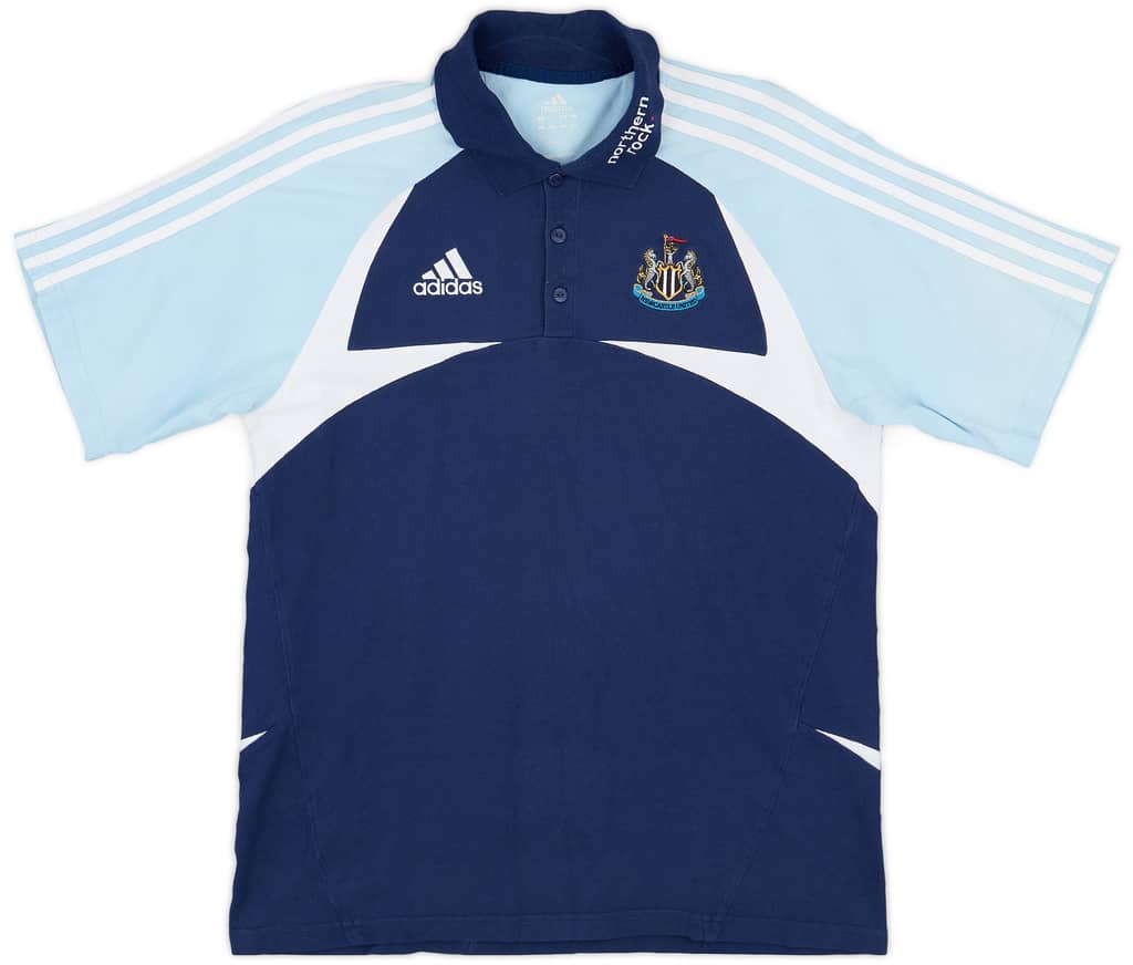 2007-08 Newcastle adidas Polo Shirt - 8/10 - (M)
