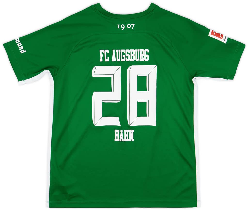 2018-19 Augsburg Away Shirt Hahn #28 - 9/10 - (XL.Boys)