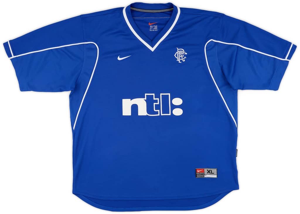 1999-01 Rangers Home Shirt - 7/10 - (XL)