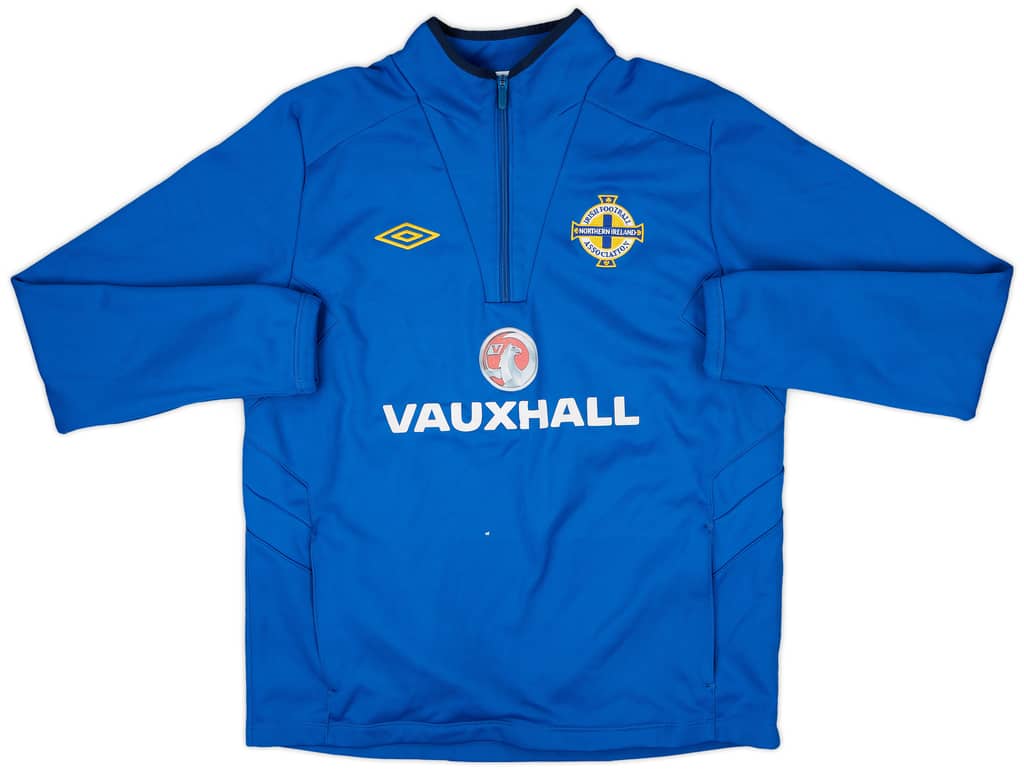 2010-12 Northern Ireland 1/4 Zip Sweat Top - 6/10 - (L)