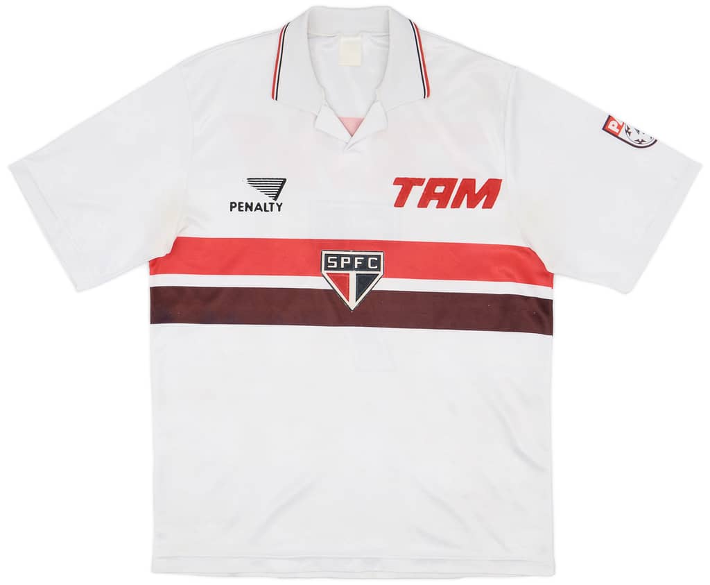 1993 Sao Paulo Home Shirt #7 - 7/10 - (L)
