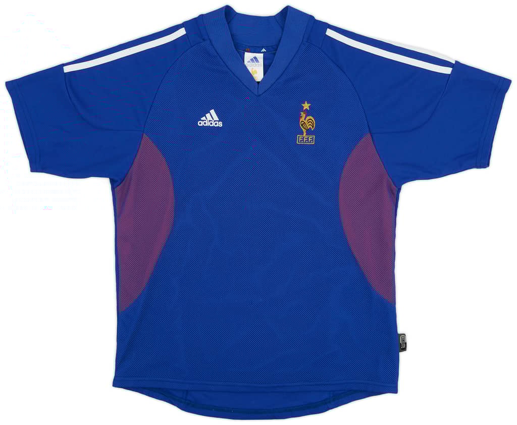 2002-04 France Home Shirt - 8/10 - (XS)