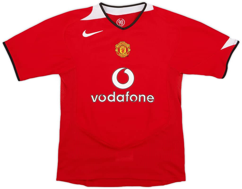 2004-06 Manchester United Home Shirt - 8/10 - (M.Boys)