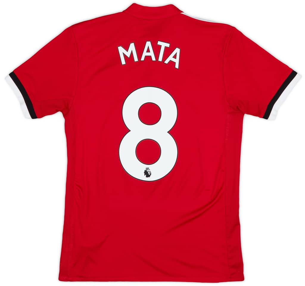 2017-18 Manchester United Home Shirt Mata #8 - 8/10 - (XS)