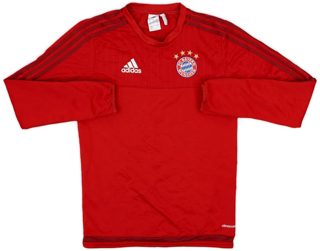 2015-16 Bayern Munich adidas Sweat Top - 8/10 - (XS)